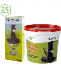 Ilgalaikio balinimo ir mechaninės apsaugos nuo žvėrių rinkinys medeliams